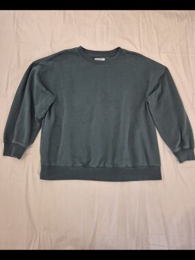 Minimal Crewneck Sweatshirt - Green